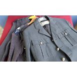 Royal Air Force no.1 dress jacket with arm flashes an two air force woolly pully jumpers (3)