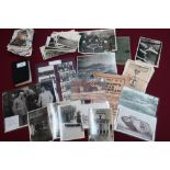 Collection of military ephemera including soldiers pocket bible, various photographs, postcards, etc