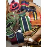 Quantity of various assorted British military stable belts