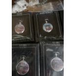 Selection of various boxed Glory of Steam pocket watches, Eddie Stobart pocket watch, pen set, watch