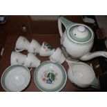 Six piece Susie Cooper tea service