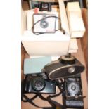 Selection of various vintage cameras, folding camera etc