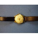 Garrard Automatic wristwatch with replacement leather strap