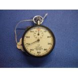 Omega Prestons Timer Division Bolton stopwatch with engraved details to the reverse