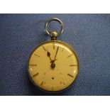 London silver hallmarked cased pocket watch (second had loose), the movement marked No 23627