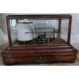 Edwardian mahogany cased Standley Belcher & Mason of Birmingham Simplex Barograph RD468791, with