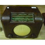 Vintage Bakelite cased Bush radio