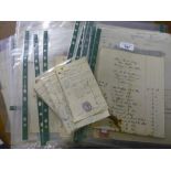 Large selection of various 19th/20th C ephemera comprising of various paperwork including