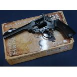 Boxed as new .177 Webley MKVI Service Revolver BB air pistol
