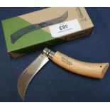 Boxed as new Opinel No. 08 pruning knife