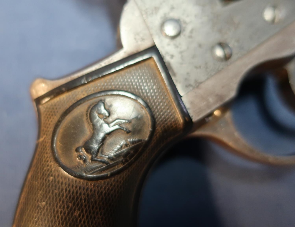 Colt .41 centre fire double action revolver with 4 1/2 inch barrel with engraved details to the - Image 2 of 3