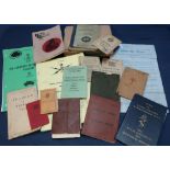 Large collection of military ephemera paperwork and training manuals in two boxes, including The