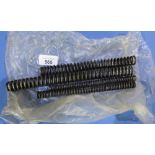 Selection of four various assorted air rifle springs