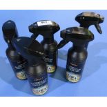Five 250ml bottles Herkila Waterproofing Leather Care Neutral Spray bottles