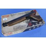 Boxed .177 Crosman Model 1377 American Classic pump action air pistol