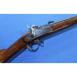 Adler Italy .58 black powder muzzle loading percussion cap rifle, serial no. 402 (section 1