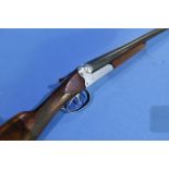 12 bore side by side Victoria ejector shotgun with 28 inch barrels, serial no. G9225 (shotgun