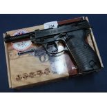 Boxed as new CO2 Walther P38 steel BB air pistol