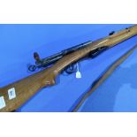 Schmidt Ruben 7.5x55 straight pull bolt action military service rifle, serial no. 328542, complete