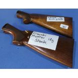 Two shotgun stocks one for a Breda 12 bore auto and one for a Franchi hunter 12 bore (2)