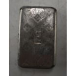 George III Birmingham 1805 silver hallmarked rectangular snuff box with makers mark for John Shaw,
