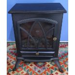 Electric wood burning effect stove heater (width 45cm)