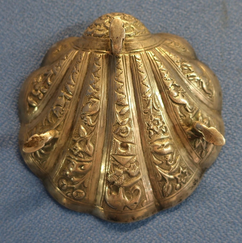 Group of various silver plate and Eastern white metal items including modern rectangular snuff box - Image 6 of 13