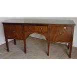 Regency mahogany style serving table, craftsman made by E & S Gott, complete with original