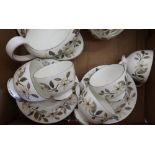 Wedgwood part dinner and tea service in one box