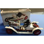 Boxed Mamod steam roadster car