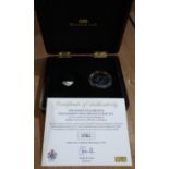 Boxed Queen Elizabeth II engagement ring presentation set, limited edition no. 561/1947 by Windsor &