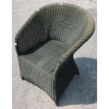 Lloyd Loom type armchair