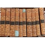 Selection of leather bound edition The New Sporting Magazine circa 1830's (10)