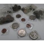 Collection of various assorted mostly GB and some foreign coinage, commemorative coins etc,