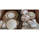 Keeling part dinner service, Bisto floral pattern tea service, and a Colclough part dinner/tea