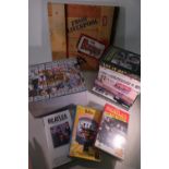 The Beatles boxset 8 LP record collection and The Beatles Anthology 8 VHS boxsets and various others