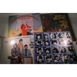 Four The Beatles LP records including The Beatles Christmas album, Yesterday and Today, Arthur