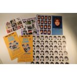 Collection of 1964 Yeah Yeah Yeah original The Beatles stamps printed USA, The Beatles sheet of