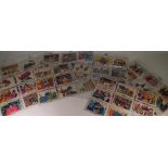 Set of Anglo Confectionery Ltd The Beatles Yellow Submarine Bubblegum Cards, 1-66 with duplicate