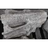 York Minster stone - Gabblet stone section, Gothic carved (63cm x 48cm x 34cm)