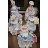 Five limited edition Coalport figures Cries Of London Collection 'Lavender Sweet Lavender' No. 842/