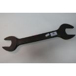 Extremely large cast metal military issue double headed spanner by Britool