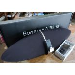 Bowers & Wilkins Zeppelin stereo speaker system, boxed with instructions, accessories and Ipod