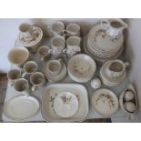 St. Michael Harvest pattern oven to table stoneware dinner and tea service