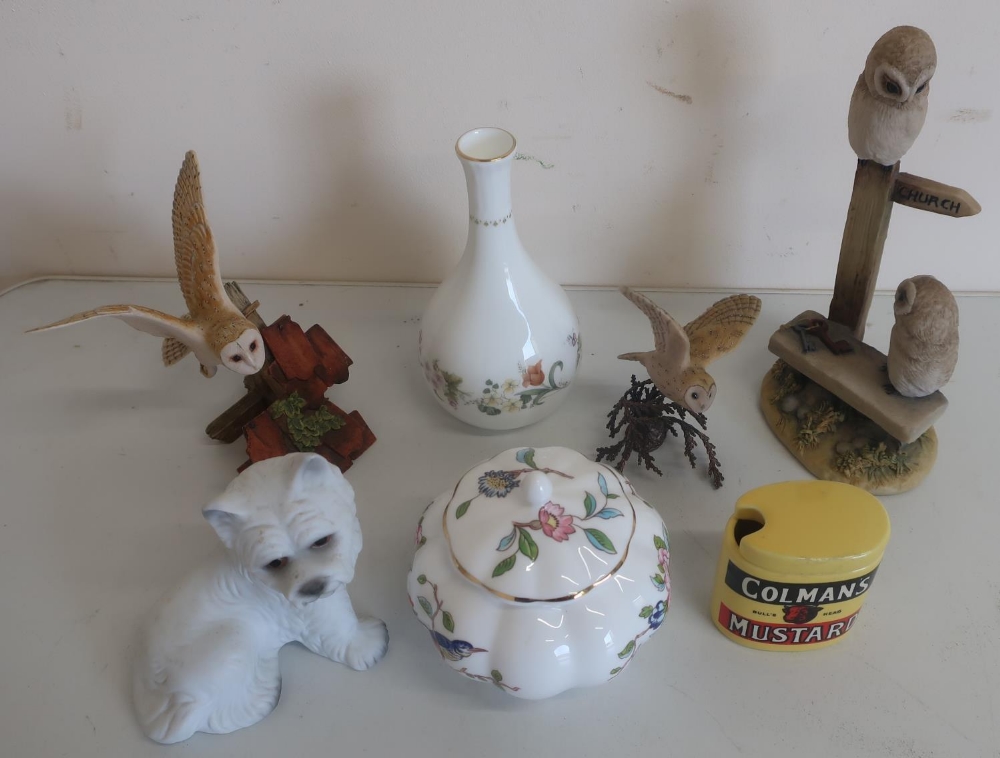 Selection of various decorative ceramics including Aynsley, Border Fine Arts, Lilliput Lane, - Image 2 of 2