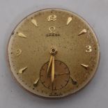 Omega 265 caliber 15 jewel wrist watch movement numbered 13133036