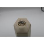 15ct gold and diamond ring