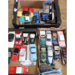 Maitso Porsche Cayenne and Hummer boxed models, and a collection of unboxed Corgi, Lledo, Franklin