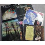 Collection of LP records, folk, ethnic, classical, pop, etc, small quantity of 45 RPM records (6