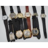 Oraoris "Surfer" 17 jewel gentleman's wristwatch and nine other gents wristwatches including